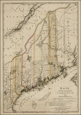 New England Map By Daniel Friedrich Sotzmann