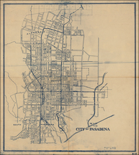 California Map By Pacific Electric Railway
