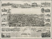 California Map By W.W. Elliott & Co.