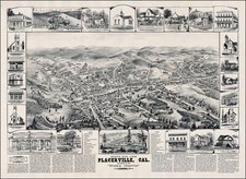 Other California Cities Map By W.W. Elliott & Co.