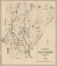 New England Map By Emily Eaton