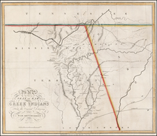 South and Southeast Map By John Melish