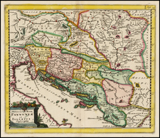 Balkans Map By Philipp Clüver