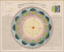 Celestial Maps Map By Eugène Andriveau-Goujon