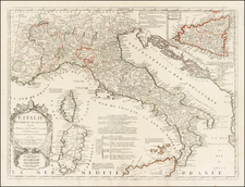 Italy Map By Jean-Baptiste Nolin