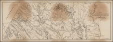 Southeast and Georgia Map By U.S. Topographical Bureau