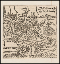 Switzerland Map By Caius Julius Solinus