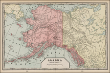 Alaska Map By George F. Cram