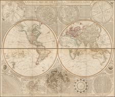 World and Celestial Maps Map By Samuel Dunn