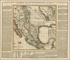 Texas, Southwest, Rocky Mountains and California Map By Carl Ferdinand Weiland