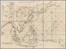 China, Japan, Korea, India, Southeast Asia, Philippines and Other Islands Map By Melchisedec Thevenot