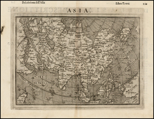 Asia, Asia, Japan and Australia Map By Girolamo Ruscelli / Giovanni Botero