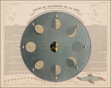 Celestial Maps and Curiosities Map By J. Andriveau-Goujon