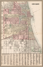 Midwest Map By Samuel Augustus Mitchell Jr.