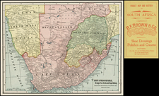 South Africa Map By The Fort Dearborn Publishing Co.