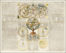 World and Celestial Maps Map By Henri Chatelain