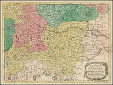 Czech Republic & Slovakia and Germany Map By Universal Magazine