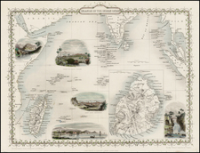 India, Southeast Asia and Other Islands Map By John Tallis