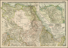 North Africa and East Africa Map By The Century Company