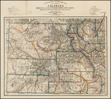 Southwest and Rocky Mountains Map By Louis Nell