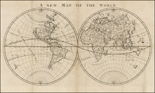 World and World Map By Herman Moll