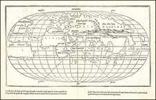 World and World Map By Benedetto Bordone