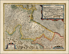 Italy Map By Abraham Ortelius