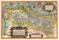Portugal Map By Jodocus Hondius