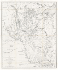 Midwest and Plains Map By Joseph N. Nicollet / William Hemsley Emory