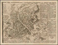 Holy Land Map By Gerard de Jode