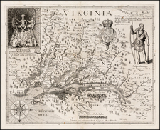 Mid-Atlantic, South and Southeast Map By John Smith