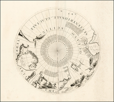 Polar Maps, Russia, Scandinavia and Canada Map By Vincenzo Maria Coronelli