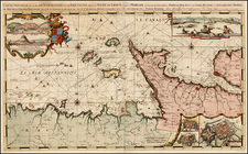 British Isles and France Map By Romeyn De Hooghe