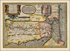 Egypt Map By Abraham Ortelius