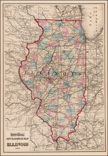 Midwest Map By O.W. Gray