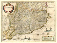 Europe and Spain Map By Willem Janszoon Blaeu