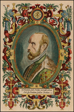 Portraits & People Map By Abraham Ortelius