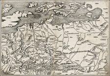 Europe, Europe, British Isles, Netherlands, Austria, Poland, Russia, Ukraine, Romania, Czech Republic & Slovakia, Scandinavia and Germany Map By Hartmann Schedel