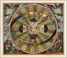 Celestial Maps and Curiosities Map By Andreas Cellarius