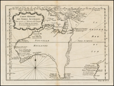 Australia Map By Jacques Nicolas Bellin