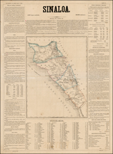 Mexico Map By Antonio Garcia y Cubas