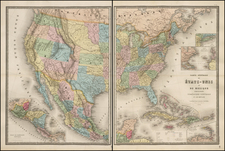 United States and Rocky Mountains Map By Eugène Andriveau-Goujon