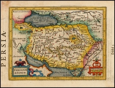 Middle East Map By Jodocus Hondius - Mercator