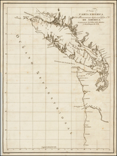 California and Canada Map By Jose Espinosa y Tello