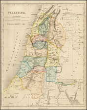 Holy Land Map By John Betts