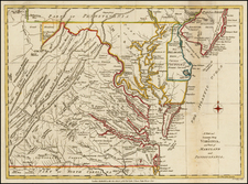 Mid-Atlantic and South Map By Political Magazine