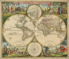 World and World Map By Frederick De Wit