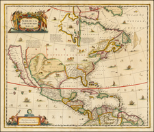 North America and California Map By Jan Jansson