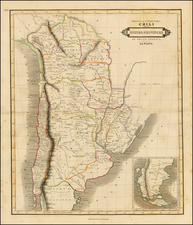 South America Map By David Lizars