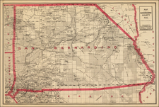 California Map By Punnett Brothers